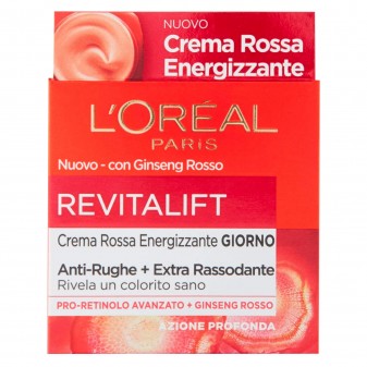 L'Oréal Paris Revitalift Crema Rossa Energizzante con Pro-Retinolo e