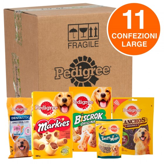 Pedigree Kit Snack e Biscotti Misti per Cani di Taglia Grande - Pedigree Kit Snack e Biscotti Misti per Cani di Taglia Grande -