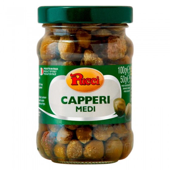 Pucci Capperi Medi Sottaceto - Vasetto da 100g Pucci Capperi Medi Sottaceto - Vasetto da 100g