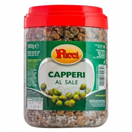 Pucci Capperi Medi al Sale - Vasetto da 1Kg
