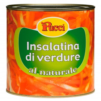 Pucci Insalatina di Verdure al Naturale - Lattina da 2,6Kg