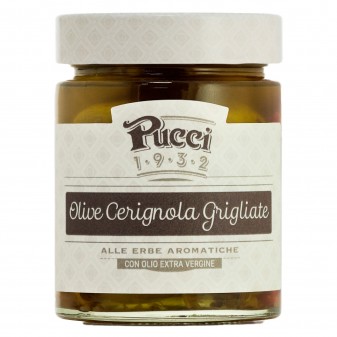 Pucci Olive Cerignola Grigliate e Denocciolate alle Erbe Aromatiche