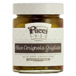 Pucci Olive Cerignola Grigliate e Denocciolate alle Erbe Aromatiche
