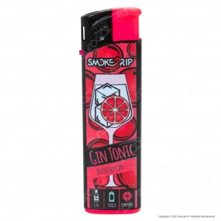 SmokeTrip Accendini Elettronici Ricaricabili Fantasia Gin Tonic - Box