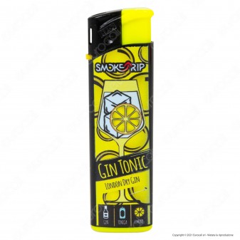 SmokeTrip Accendini Elettronici Ricaricabili Fantasia Gin Tonic - Box