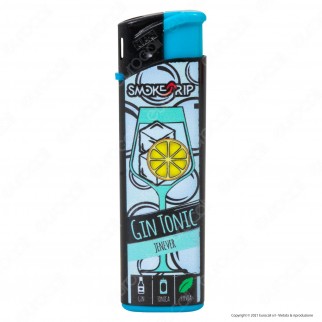 SmokeTrip Accendini Elettronici Ricaricabili Fantasia Gin Tonic - Box