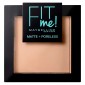 Maybelline New York Fit Me Matte &amp; Poreless Cipria Opacizzante Colore 130 Buff Beige con Applicatore e Specchietto [TERMINATO]