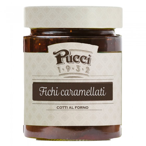 Pucci Fichi Caramellati Cotti al Forno - Vasetto da 250g Pucci Fichi Caramellati Cotti al Forno - Vasetto da 250g