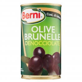 Berni Olive Brunelle Denocciolate in Salamoia - Lattina da 350g