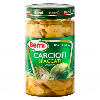 Berni Carciofi Spaccati Sottolio - Vasetto da 290g