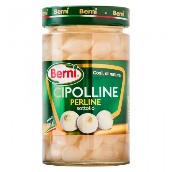 Berni Cipolline Perline Sottolio - Vasetto da 290g Berni Cipolline Perline Sottolio - Vasetto da 290g