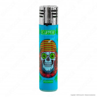 Clipper Jet Maria Skull Accendini Turbo Elettronici Antivento - Box