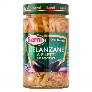 Berni Melanzane a Filetti alla Napoletana Sottolio - Vasetto da 290g