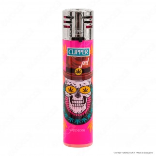 Clipper Jet Maria Skull Accendini Turbo Elettronici Antivento - 4