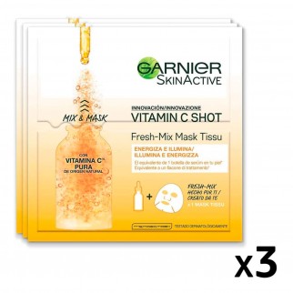 Garnier SkinActive Vitamin C Shot Fresh Mix Maschera in Tessuto