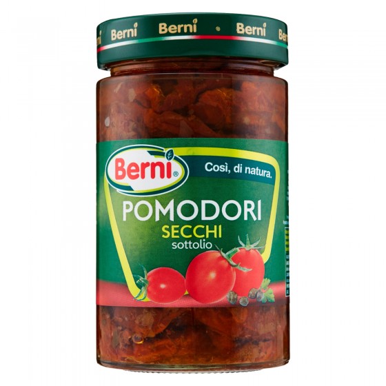 Berni Pomodori Secchi Sottolio - Vasetto da 290g Berni Pomodori Secchi Sottolio - Vasetto da 290g