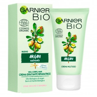 Garnier Bio Crema Multiuso Idratante Riparatrice con Olio di Argan
