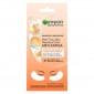 Garnier SkinActive Maschera Contorno Occhi Anti-Fatica con Succo d'Arancia e Acido Ialuronico - 1 Applicazione