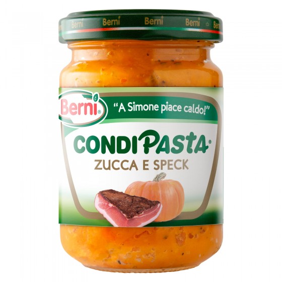 Berni Condipasta Zucca e Speck - Vasetto da 130g Berni Condipasta Zucca e Speck - Vasetto da 130g