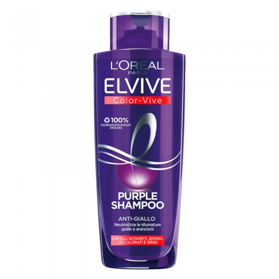 L'Oréal Paris Elvive Color-Vive Purple Shampoo Anti-Giallo - Flacone L'Oréal Paris Elvive Color-Vive Purple Shampoo Anti-Giallo - Flacone