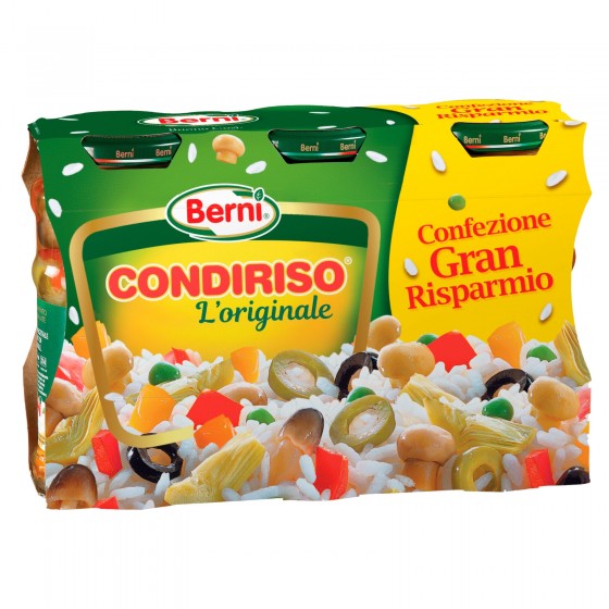 Berni Condiriso l'Originale - 3 Vasetti da 285g Berni Condiriso l'Originale - 3 Vasetti da 285g