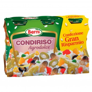 Berni Condiriso Agrodolce - 3 Vasetti da 300g