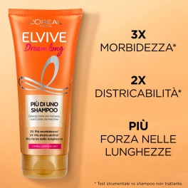 L'Oréal Paris Elvive Dream Long Più di Uno Shampoo - Tubetto da 200ml