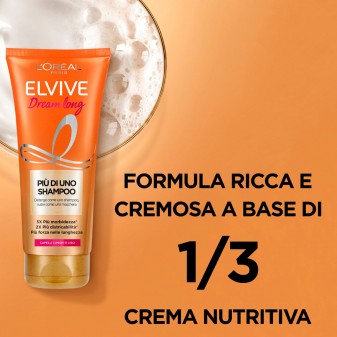 L'Oréal Paris Elvive Dream Long Più di Uno Shampoo - Tubetto da 200ml