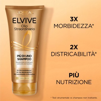 L'Oréal Paris Elvive Olio Straordinario Più di Uno Shampoo - Tubetto