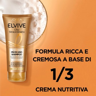 L'Oréal Paris Elvive Olio Straordinario Più di Uno Shampoo - Tubetto