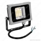 V-Tac VT-4810 Faretto LED SMD 10W Ultra Sottile da Esterno Colore Grigio e Nero - SKU 5768 / 5721 / 5722 [TERMINATO]