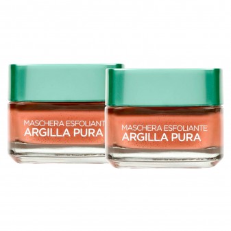 L'Oréal Paris Argilla Pura Maschera Viso Esfoliante con Alga Rossa -