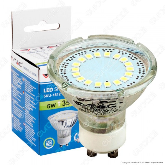 V-Tac VT-1871 Lampadina LED GU10 5W Faretto Spotlight - SKU 1610 / V-Tac VT-1871 Lampadina LED GU10 5W Faretto Spotlight - SKU 1610 /