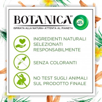 Air Wick Botanica Sandalo e Vetiver Caraibico Candela con cere di