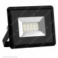 V-Tac VT-4011 E-Series Faro LED SMD 10W Ultra Sottile da Esterno Colore Nero - SKU 5940 / 5941 / 5942 [TERMINATO]