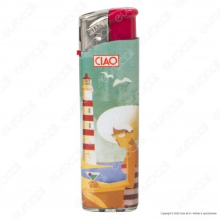 Ciao Accendino Elettronico Fantasia Summer - Serie da 5 Accendini