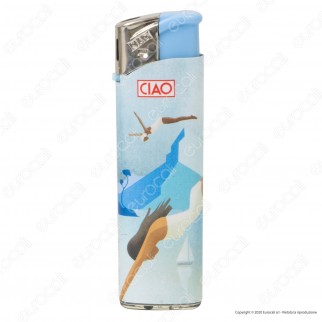 Ciao Accendino Elettronico Fantasia Summer - Serie da 5 Accendini
