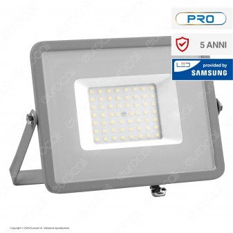 V-Tac PRO VT-50 Faro LED SMD 50W Ultrasottile Chip Samsung da Esterno