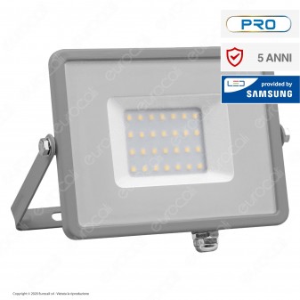 V-Tac PRO VT-30 Faro LED SMD 30W Ultrasottile Chip Samsung da Esterno