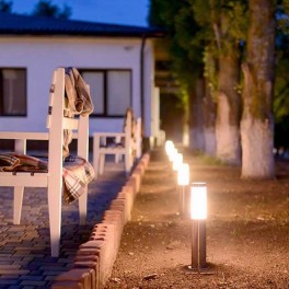 V-Tac VT-838 Lampione Portalampada da Giardino per Lampadine E27 con