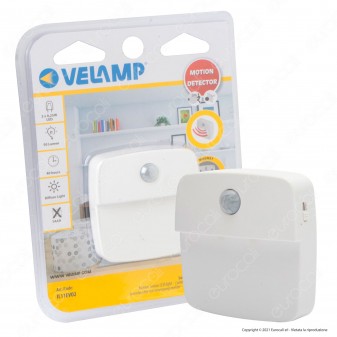 Velamp CHIC2 LED Lampada a Batteria con Sensore di Movimento - mod.