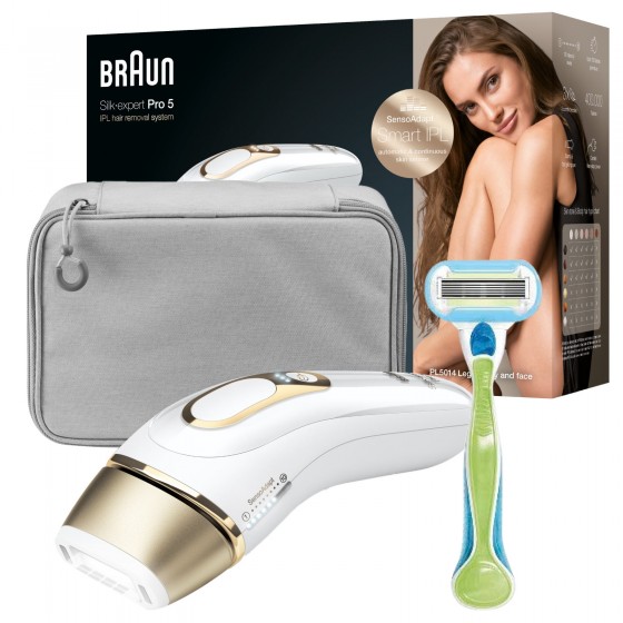 Braun Silk-Expert Pro 5 PL5014 Epilatore a Luce Pulsata IPL Epilazione Definitiva Braun Silk-Expert Pro 5 PL5014 Epilatore a Luce Pulsata IPL Epilazione Definitiva