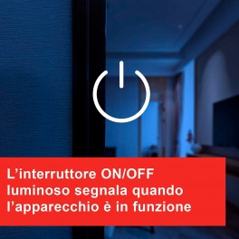 Vape Diffusore Elettrico Giorno e Notte con Ricarica Liquida contro