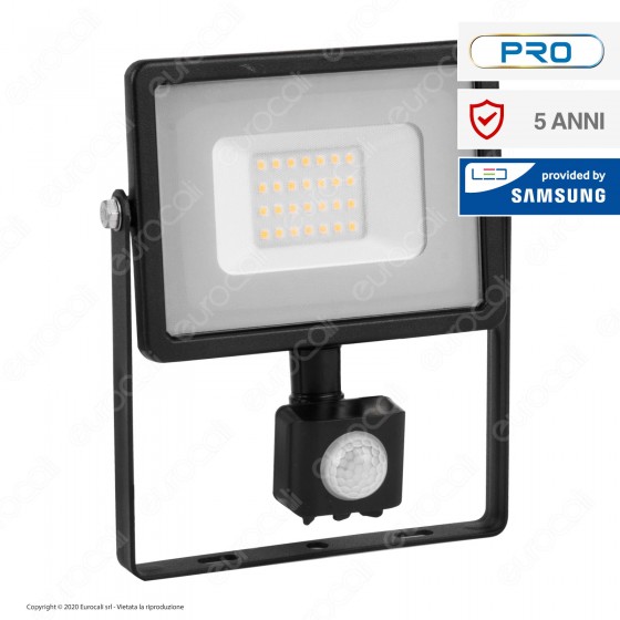 V-Tac PRO VT-20-S Faretto LED 20W Ultra Sottile Slim Chip Samsung con V-Tac PRO VT-20-S Faretto LED 20W Ultra Sottile Slim Chip Samsung con