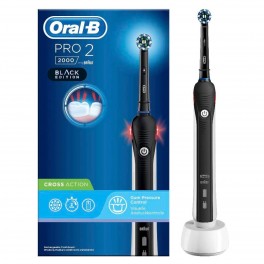 Oral-B Pro 2 2000 Black Edition Spazzolino Elettrico Ricaricabile