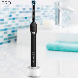 Oral-B Pro 2 2000 Black Edition Spazzolino Elettrico Ricaricabile