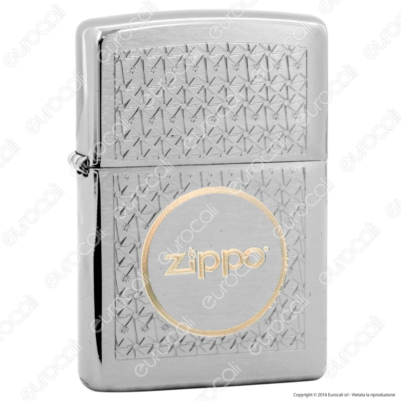 Accendino Zippo Mod. 14N003 Zippo In Circle Two Tones - Ricaricabile