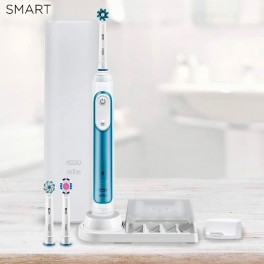 Oral-B Smart 6 6000N Spazzolino Elettrico Ricaricabile Blu con