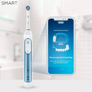 Oral-B Smart 6 6000N Spazzolino Elettrico Ricaricabile Blu con