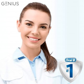 Oral-B Genius 8000N Spazzolino Elettrico Bluetooth Argento con